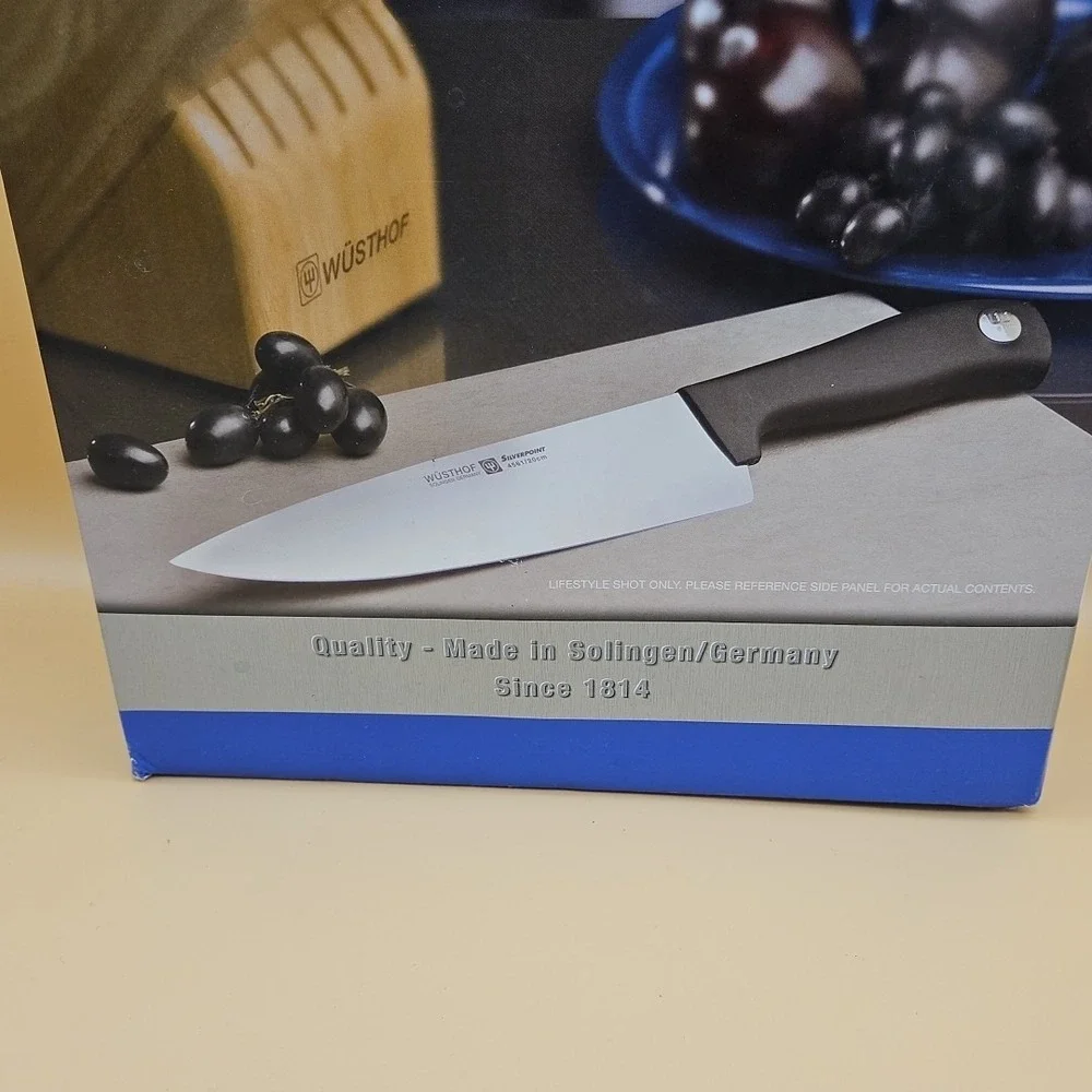 Wusthof Silverpoint 2 Knife Block Set 14 Piece #1577D BRAND NEW Made In Germany